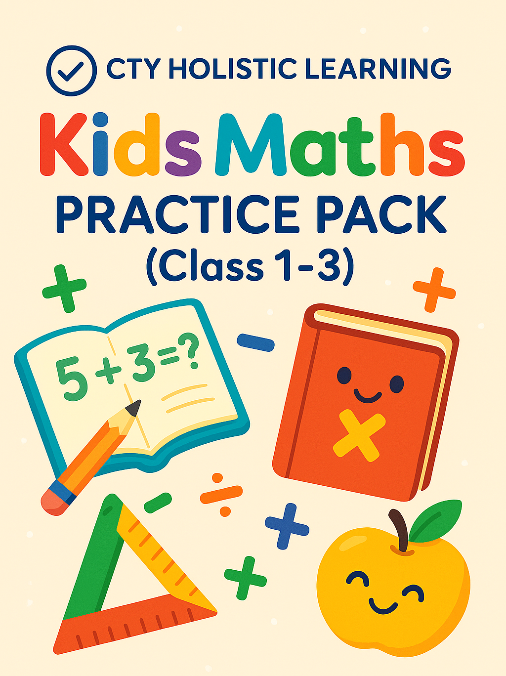 Kids Maths Practice Pack (Class 1–3)
